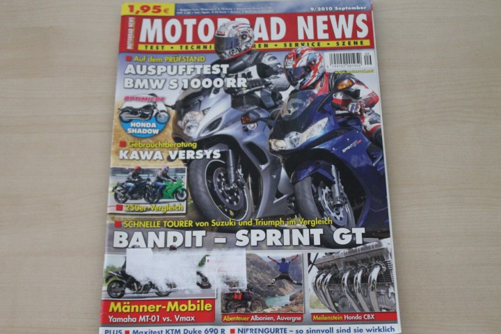 Deckblatt Motorrad News (09/2010)